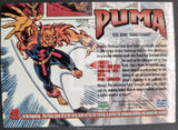 1993 Skybox Marvel Masterpieces Base Trading Card 49 Puma Back