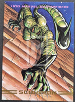 1993 Skybox Marvel Masterpieces Base Trading Card 63 Scorpion Front