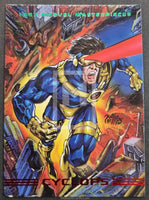 1993 Skybox Marvel Masterpieces Base Trading Card 7 Cyclops Front