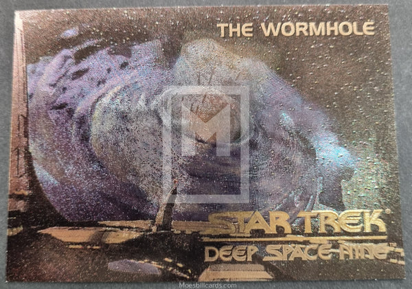 1993 Skybox Star Trek Deep Space Nine Insert Trading Card Spectra Gold SPG Front