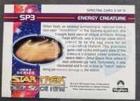 1993 Skybox Star Trek Deep Space Nine Insert Trading Card Spectra SP3 Back