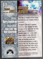 1993 Skybox Star Trek Master Series 1 Insert Trading Card Spectra S-2 Back