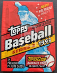 1993 Topps MLB Major League Baseball Series 2 Trading Card Pack Front