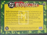 1993_Skybox_Dc_Comics_Bloodlines_Promo_Trading_Card_P2_Back