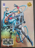 1993_Upper_Deck_Deathmate_Crossover_Insert_Trading_Card_Players_Of_Deathmate_P1_A_Love_To_End_All_Time_Front
