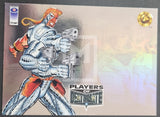 1993_Upper_Deck_Deathmate_Crossover_Insert_Trading_Card_Players_Of_Deathmate_P6_Geomancers_Strike_Team_Front