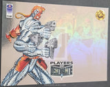 1993_Upper_Deck_Deathmate_Crossover_Insert_Trading_Card_Players_Of_Deathmate_P6_Geomancers_Strike_Team_Side