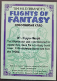 1994-Comic_Images-Tim_Hildebrandt_Flights_Of_Fantasy_Insert_Holochrome_Trading_Card_H1_Hippo_Gra-ph_Falls-Back