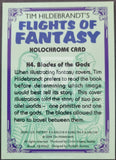 1994-Comic_Images-Tim_Hildebrandt_Flights_Of_Fantasy_Insert_Holochrome_Trading_Card_H4_Blades_Of_The_Gods_Back
