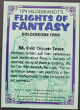 1994-Comic_Images-Tim_Hildebrandt_Flights_Of_Fantasy_Insert_Holochrome_Trading_Card_H6_Cold_Copper_Tears_Back
