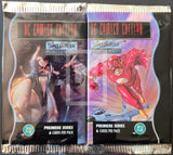 1994 Skybox DC Comics Edition: Master Series Factory Sealed Trading Card Pack 2 Pack ART SET - 6 Trading Cards per pack