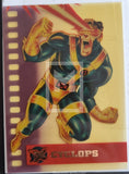 1994 X-Men Fleer Ultra Insert Suspended Animation Observations Trading Card 2 of 10 Cyclops Front