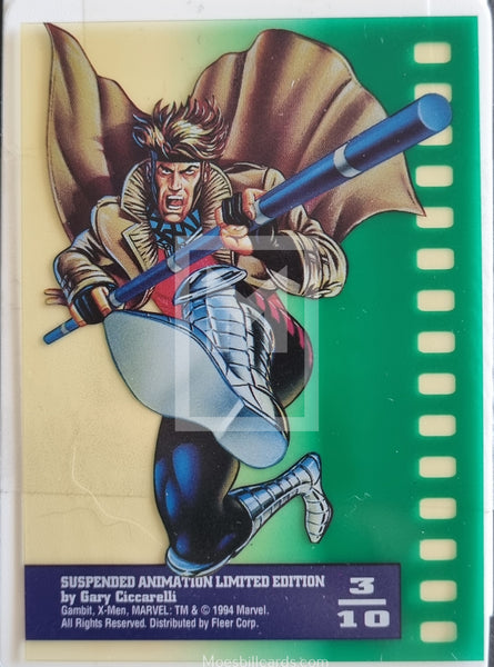 suspended animation limited edition subset cards 1995 Marvel X-Men Fleer Suspended Animation