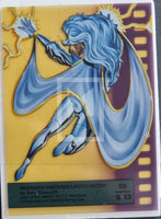 1994 X-Men Fleer Ultra Insert Suspended Animation Observations Trading Card 9 of 10 Storm Back