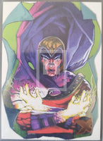 X-men 95 Ultra Fleer Hunters Stalkers Trading Card Magneto 8 Back Hobby Error Card No Gold Foil