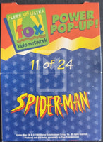 1995-Fleer-Ultra-FoxKidsNetworks-Insert-Trading-Card-Pop-Up-11-of-24-Spider-Man-Spider-Man-Trading-Card-Back