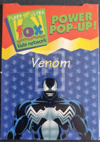 1995-Fleer-Ultra-FoxKidsNetworks-Insert-Trading-Card-Pop-Up-12-of-24-Spider-Man-Venom-Trading-Card-Front