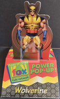 1995-Fleer-Ultra-FoxKidsNetworks-Insert-Trading-Card-Pop-Up-16-of-24-X-Men-Wolverine-Trading-Card-Front-2