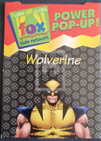 1995-Fleer-Ultra-FoxKidsNetworks-Insert-Trading-Card-Pop-Up-16-of-24-X-Men-Wolverine-Trading-Card-Front