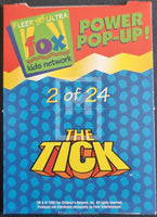 1995-Fleer-Ultra-FoxKidsNetworks-Insert-Trading-Card-Pop-Up-2-of-24-The-Tick-Arthur-Trading-Card-Back