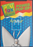 1995-Fleer-Ultra-FoxKidsNetworks-Insert-Trading-Card-Pop-Up-2-of-24-The-Tick-Arthur-Trading-Card-Front