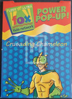 1995-Fleer-Ultra-FoxKidsNetworks-Insert-Trading-Card-Pop-Up-4-of-24-The-Tick-Crusading-Chameleon-Trading-Card-Front