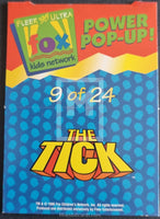 1995-Fleer-Ultra-FoxKidsNetworks-Insert-Trading-Card-Pop-Up-9-of-24-The-Tick-Chairface-Chippendale-Trading-Card-Back