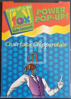 1995-Fleer-Ultra-FoxKidsNetworks-Insert-Trading-Card-Pop-Up-9-of-24-The-Tick-Chairface-Chippendale-Trading-Card-Front