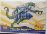 1995-Fleer-Ultra-Fox-Kids-Networks-Insert-Trading-Card-Suspended-Animation-5-of-10-Lizard-Trading-Card-Back