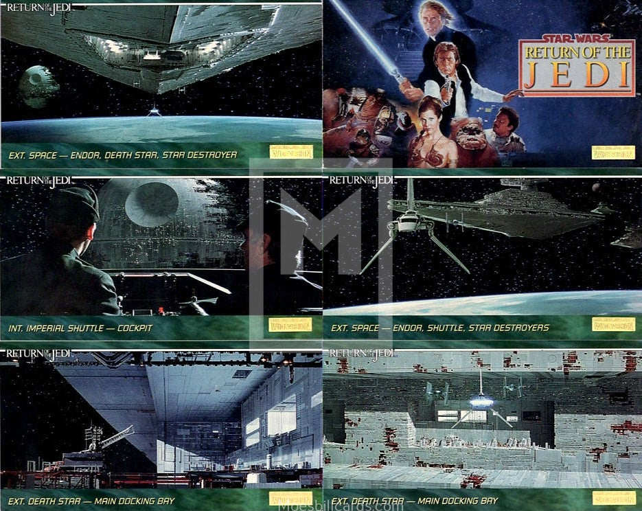 Topps Star Wars Return of the Jedi 144 Card Set |Moesbill