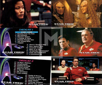 1995 Skybox Star Trek Generations Cinema Collection Widevision Trading Card Base Set