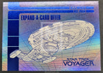 1995 Skybox Star Trek Voyager Insert Trading Card Blueprint Offer Expand A Cards X-1 NCC-74868 Front