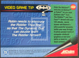 1995_Fleer_Ultra_DC_Batman_Forever_Insert_Trading_Card_Acclaim_Video_Game_Tips_GC-2_Back