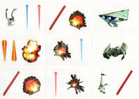 1996 Panini Star Wars Stickers Trading Card Set