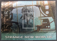 1997 Skybox Fleer Star Trek Voyager Insert Trading Card Strange New Worlds 198 Sobras Front