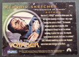 1997 Skybox Fleer Star Trek Voyager Insert Trading Card Xenobio Sketches 191 Bothan Back
