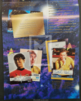 1998 Skybox Fleer Star Trek The Original Series TOS Series 2 Promo Trading Card Dealer Sell Sheet Front Inside