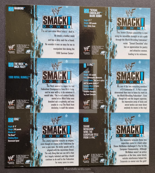 1999 Comic Images WWF Smackdown! Binder Card | Moesbill Trading Cards Moesbill Cards 1999 Comic Images WWF Smackdown! Binder Card | Moesbill Trading Cards Moesbill Cards