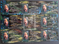 1999 Inkworks Buffy Season 2 Dark Destiny D1 to D9 insert Trading Card Set Back