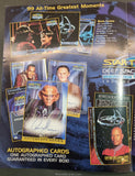 1999 Skybox Star Trek Deep Space Nine Memories of the Past Trading Card Dealer Sell Sheet Front