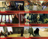 1999 Topps Star Wars Phantom Menace Series 1 Widevision Trading Card Base Set