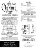 2000 Inkworks Charmed: Season 1: Trading Card Promo Dealer Sell Sheet
