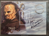 Buffy Season 5 Inkworks Autograph Trading Card A26 Dreg Front