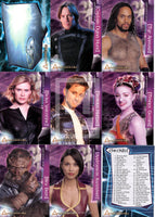 2001 Inkworks Gene Roddenberrys Andromeda Season 1 Premiere Trading Card Base Set