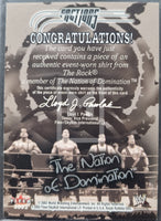 2002-Fleer-WWF-Royal-Rumble-Factions-Memorabilia-Card-Factions-The-Rock-Trading-Card-Back