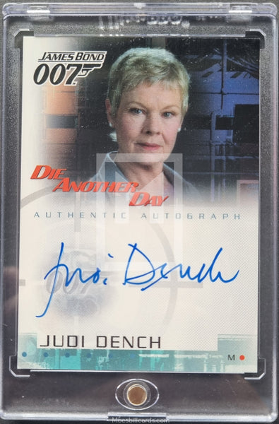 2002-Rittenhouse-Archives-James-Bond-Die-Another-Day-Autograph-Trading-Card-A2-Judi-Dench-M-Front