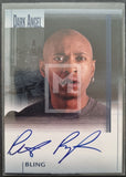 2002 Topps Dark Angel Autograph Trading Card Peter Bryant Bling Front