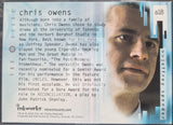 2003-Inkworks-The-X-Files-Season-9-Autograph-Trading-Card-A18-Chris-Owens-Jeffrey-Spender-Back