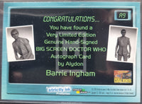 2003-Strictly-Ink-Doctor-Who-Big-Screen-Autograph-Trading-Card-A9-Barrie-Ingham-Alydon-Back