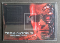 2003 Comic Images Terminator 3 T-Worn Trading Card T3 Upholstery From Hearse Front